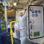 asbestos is found onboard